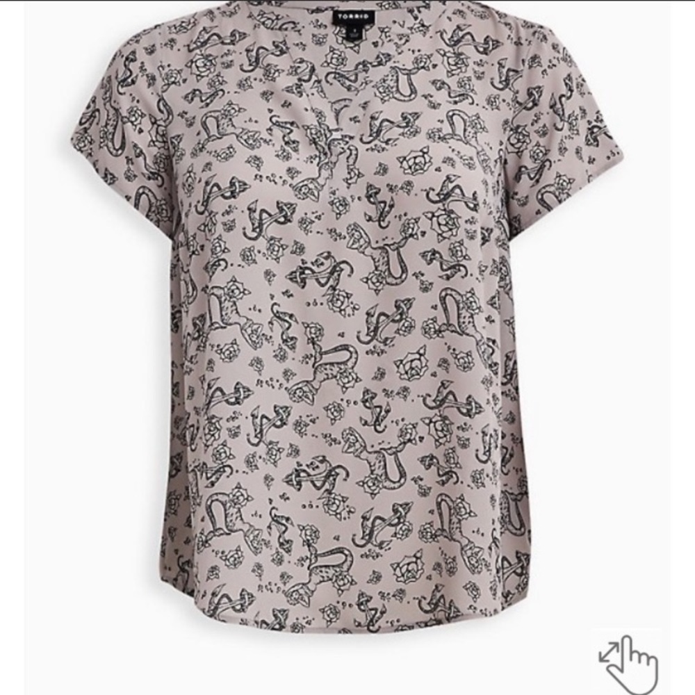 Torrid Georgette Blouse